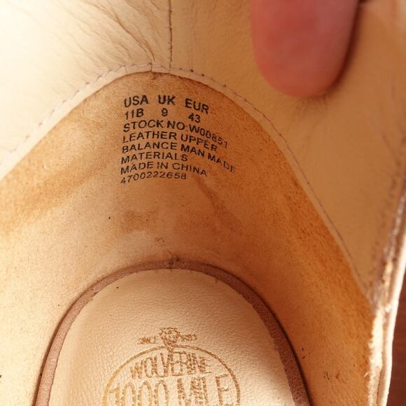 Wolverine Sandals Womens SZ 11B Brown Samantha Pleet Leather 1000 Mile Flat Boho - Picture 12 of 16